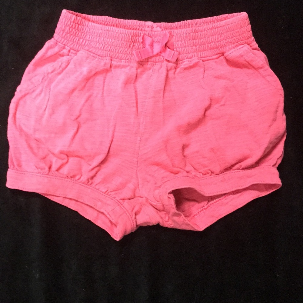 Pretty pink little girl shorts